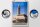 Blechschild Reise 12x18cm Casablanca Marokko Architektur Afrika Schild