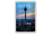 Blechschild Reise 12x18cm Düsseldorf Fernsehturm...
