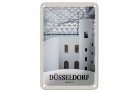 Blechschild Reise 12x18cm Düsseldorf Deutschland...