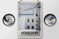 Blechschild Reise 12x18cm Düsseldorf Deutschland...