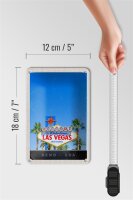 Blechschild Reise 12x18cm Las Vegas Nevada Amerika USA Casino Schild