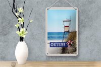 Blechschild Reise 12x18cm Ostsee Strand Deutschland Meer Urlaub Schild