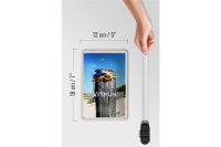 Blechschild Reise 12x18cm Travemünde Schwimmbrille Schnuller Schild