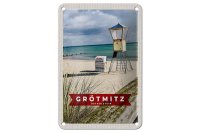 Blechschild Reise 12x18cm Grötmitz Ostholstein...