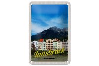 Blechschild Reise 12x18cm Innsbruck Gebirge Natur...