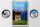 Blechschild Reise 12x18cm Finkenberg Natur Haus Berg wandern Schild