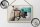 Blechschild Spruch 18x12cm Pferd Schimmel hier wache ich Dekoration