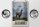 Blechschild Reise 12x18cm Fuerteventura Spanien Lama Berge Schild