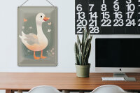 Blechschild 20x30cm Gustav die Gans