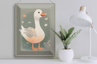 Blechschild 30x40cm Gustav die Gans