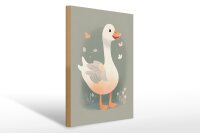 Holzschild 30x40cm Gustav die Gans