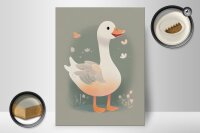Holzschild 30x40cm Gustav die Gans