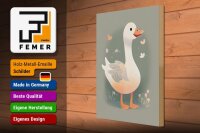 Holzschild 30x40cm Gustav die Gans