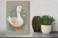Holzschild 30x40cm Gustav die Gans