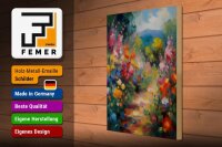 Holzschild 20x30cm Sommerweg der Tupfblumen