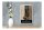 Blechschild Reise 12x18cm Toskana Italien Fenster Blumen Schild