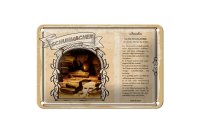 Blechschild Berufe 18x12cm Schuhmacher Fachkenntnisse...