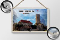 Blechschild Städte Berlin Hauptstadt Sparrenburg 12x18cm Dekoration