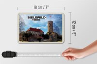Blechschild Städte Berlin Hauptstadt Sparrenburg 12x18cm Dekoration