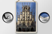 Blechschild Städte Münster Historisches Rathaus Deko 12x18cm Schild