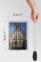 Blechschild Städte Münster Historisches Rathaus Deko 12x18cm Schild