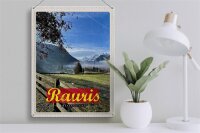 Blechschild Reise 30x40cm Rauris Tal Österreich wandern Natur