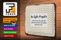 Blechschild Spruch 40x30cm Die besten Menschen sind oft die Deko