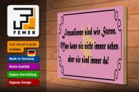 Holzschild Spruch 40x30cm Freundinnen wie Sterne immer da Deko